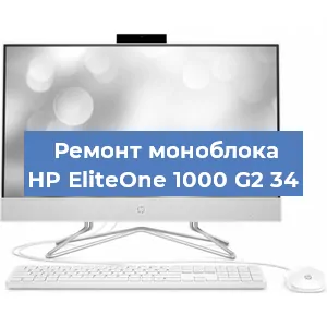 Замена кулера на моноблоке HP EliteOne 1000 G2 34 в Ижевске